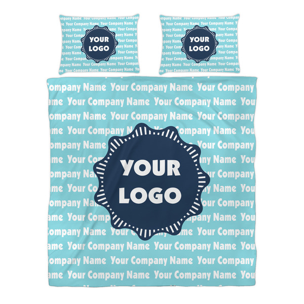 Logo & Company Name Duvet cover Set - Queen - Alt Approval