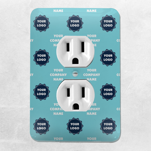 Logo & Company Name Electric Outlet Plate - LIFESTYLE