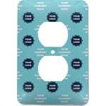 Logo & Company Name Electric Outlet Plate