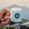 Logo & Company Name Espresso Cup - 3oz LIFESTYLE (new hand)