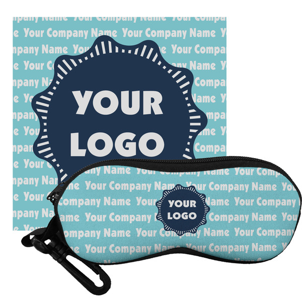 Custom Logo & Company Name Eyeglass Case & Cloth