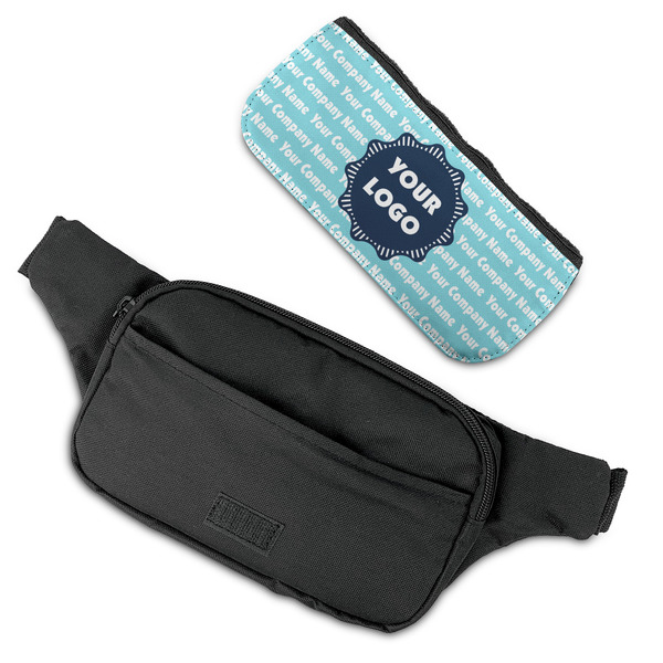 Logo & Company Name Fanny Packs - FLAT (flap off)