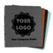 Logo & Company Name Leather Binder - 1"