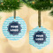 Logo & Company Name Frosted Glass Ornament - MAIN PARENT