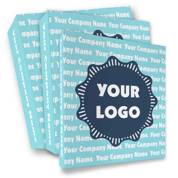 Custom Logo & Company Name 3-Ring Binder - Full Wrap
