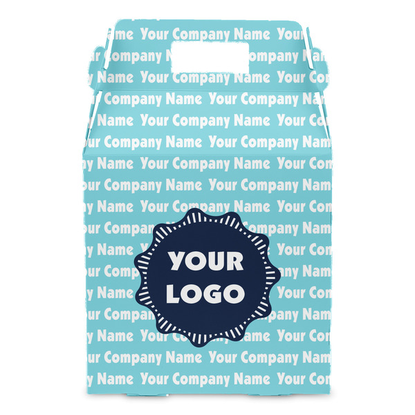 Logo & Company Name Gable Favor Box - Front
