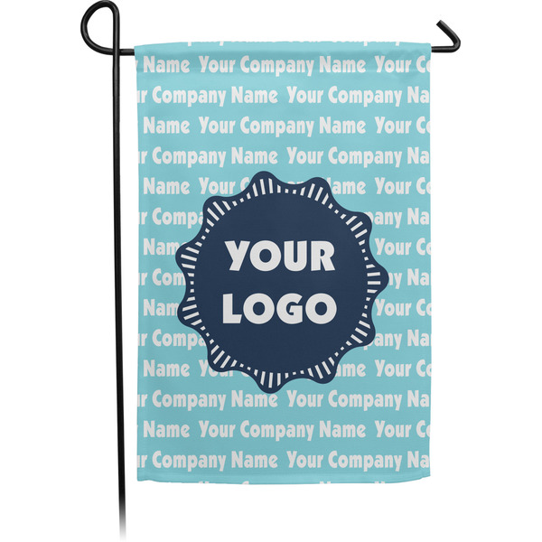 Custom Logo & Company Name Garden Flag - Small - Double-Sided