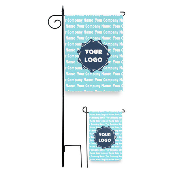 Logo & Company Name Garden Flag - PARENT/MAIN