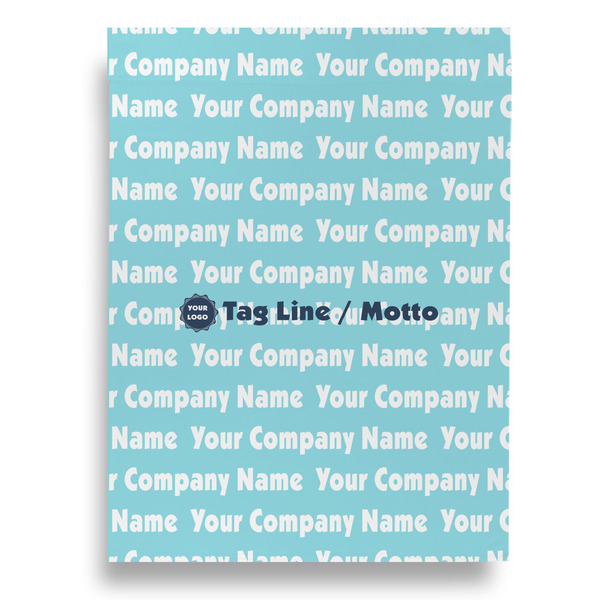 Logo & Company Name Garden Flags - Large - Double Sided - BACK