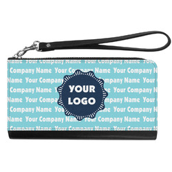 Logo & Company Name Genuine Leather Smartphone Wrist Wallet (Personalized)