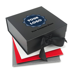 Logo & Company Name Gift Box with Magnetic Lid