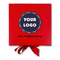 Logo & Company Name Gift Boxes with Magnetic Lid - Red - Approval
