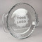 Logo & Company Name Glass Pie Dish - FRONT