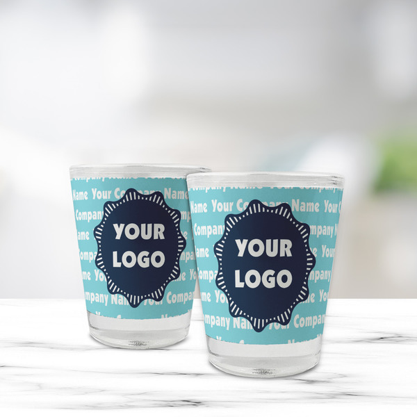 Logo & Company Name Glass Shot Glass - Standard - LIFESTYLE