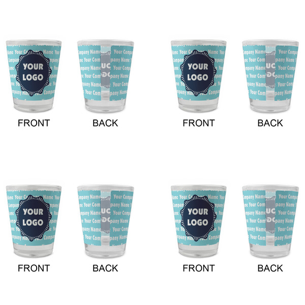 Logo & Company Name Glass Shot Glass - Standard - Set of 4 - APPROVAL
