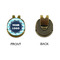Logo & Company Name Golf Ball Hat Clip Marker - Apvl - GOLD