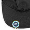 Logo & Company Name Golf Ball Marker Hat Clip - Main - GOLD