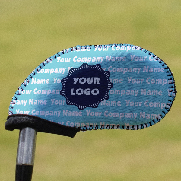 Custom Logo & Company Name Golf Club Iron Cover - Single