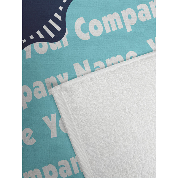Logo & Company Name Golf Towel - Detail