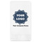 Logo & Company Name Guest Napkin - Front View