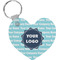 Logo & Company Name Heart Keychain (Personalized)