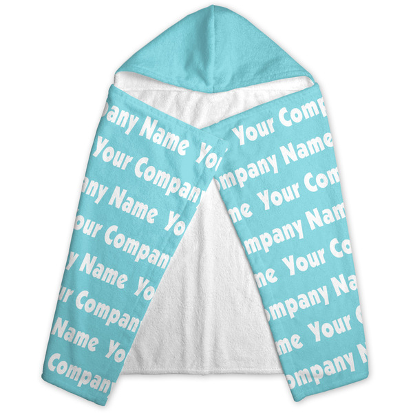Logo & Company Name Hooded Towel - Folded
