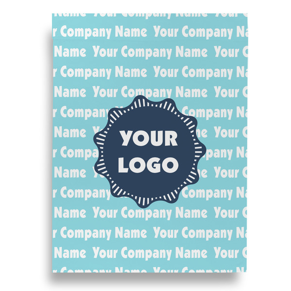 Logo & Company Name House Flags - Single Sided - FRONT