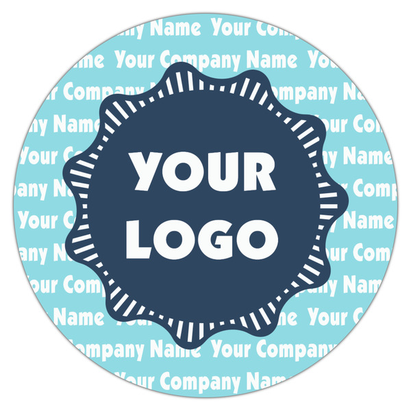 Logo & Company Name Icing Circle - Large - Single