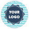 Logo & Company Name Icing Circle - Large - Single