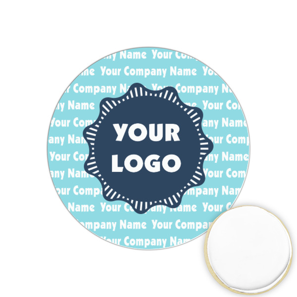 Custom Logo & Company Name Printed Cookie Topper - 1.25"