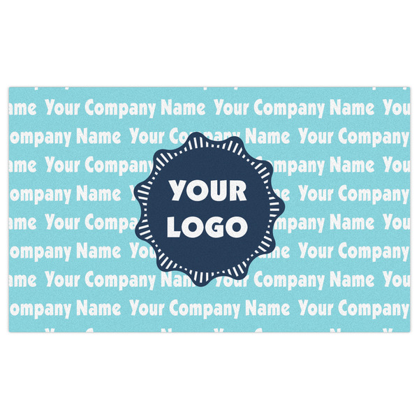 Logo & Company Name Indoor / Outdoor Rug - 3'x5' - Front Flat