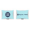 Logo & Company Name Indoor Rectangular Burlap Pillow (Front and Back)