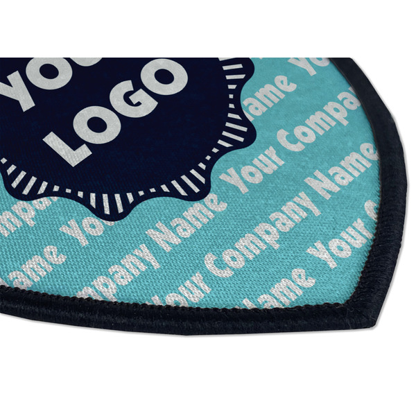 Logo & Company Name Iron on Shield 3 Detail