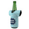 Logo & Company Name Jersey Bottle Cooler - ANGLE (on bottle)