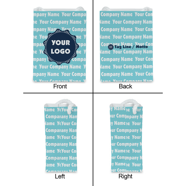 Logo & Company Name Jewelry Gift Bag - Gloss - Approval