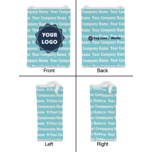Logo & Company Name Jewelry Gift Bag - Matte - Approval