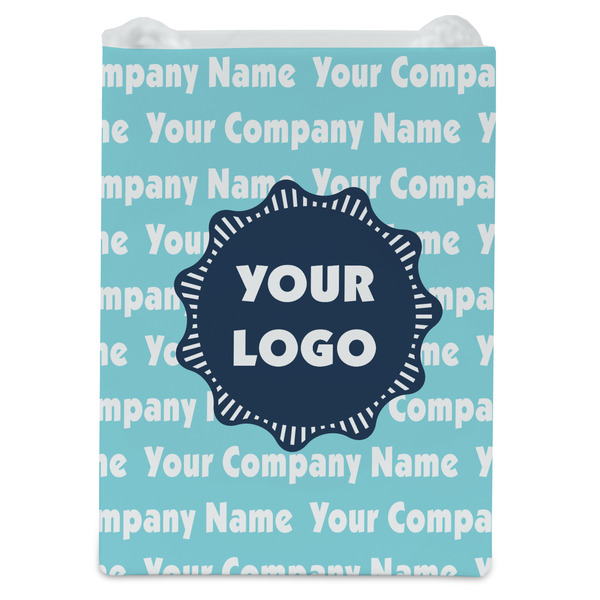 Logo & Company Name Jewelry Gift Bag - Matte - Front