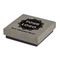 Logo & Company Name Jewelry Gift Box - Engraved Leather Lid