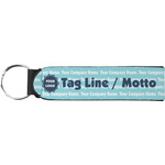 Logo & Company Name Neoprene Keychain Fob