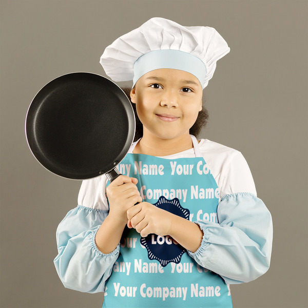 Logo & Company Name Kid's Aprons - Medium - Lifestyle