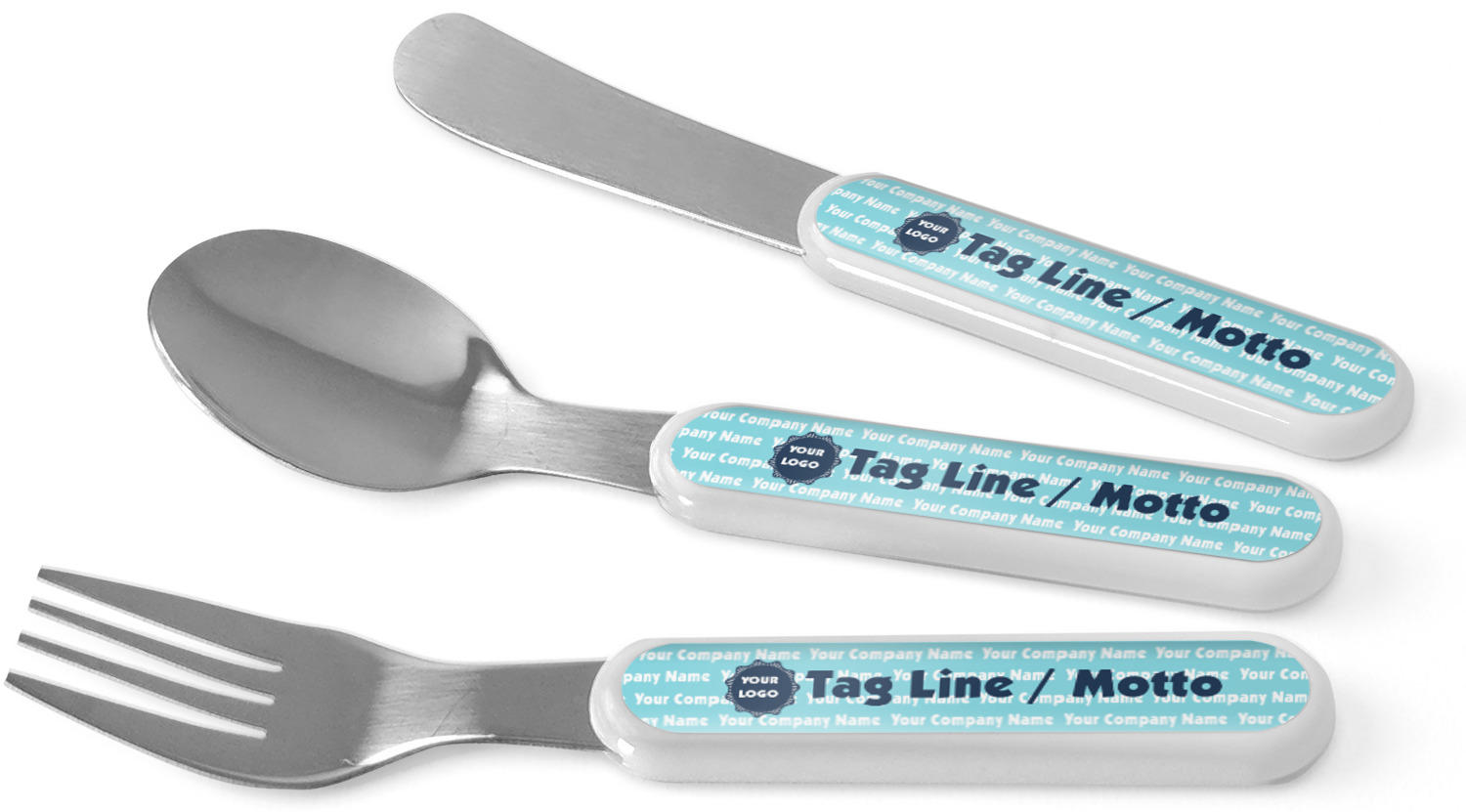 Logo & Company Name Kid's Cutlery (Personalized) YouCustomizeIt