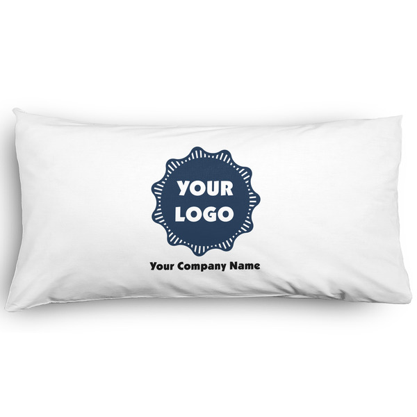 Custom Logo & Company Name Pillow Case - King - Graphic