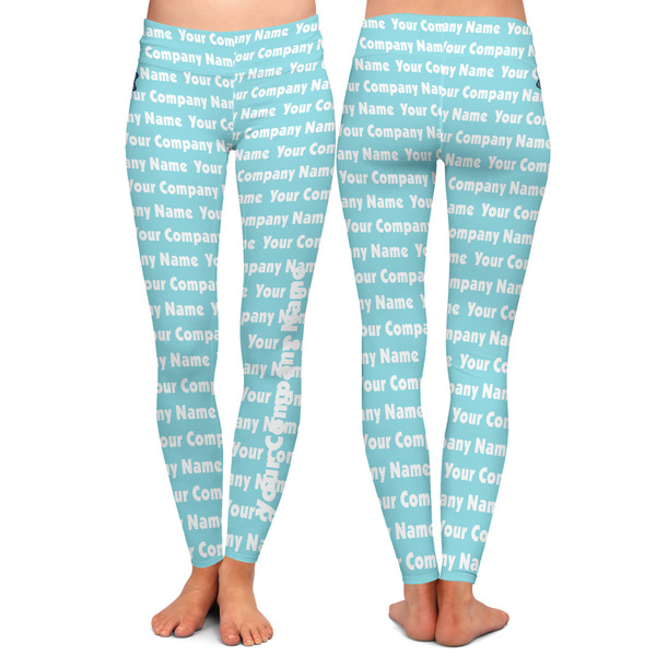 Logo & Company Name Ladies Leggings - Front and Back