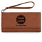 Logo & Company Name Ladies Wallet - Leather - Rawhide - Front View