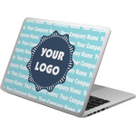 Logo & Company Name Laptop Skin - Custom Sized