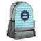 Logo & Company Name Large Backpack - Gray - Angled View