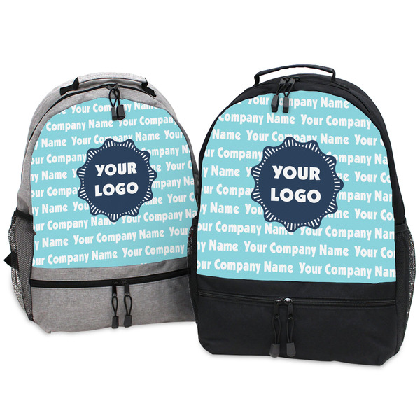 Logo & Company Name Large Backpacks - Both