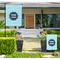 Logo & Company Name Garden Flag - Large - Single-Sided