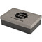 Logo & Company Name Large Engraved Gift Box with Leather Lid - Front/Main