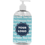 Logo & Company Name Plastic Soap / Lotion Dispenser - 16 oz - Large - White